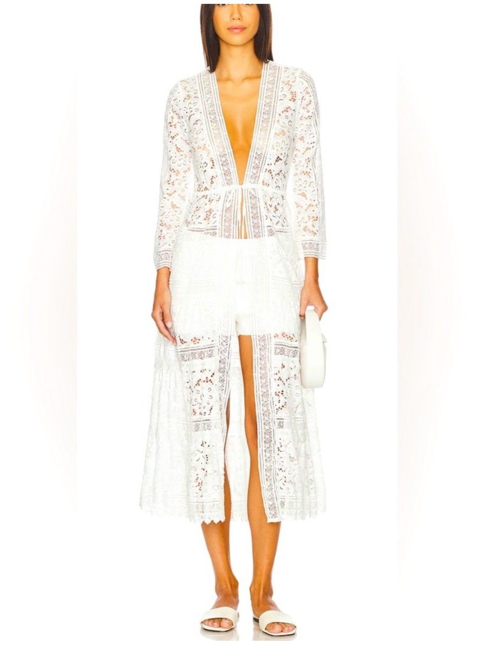 Alice + Olivia Talia Drawstring Kimono